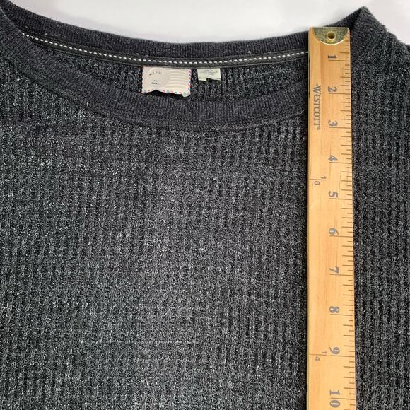 Anthropologie Postmark Women’s Small Gray Waffle Knit Long Sleeve Top - Picture 12 of 15